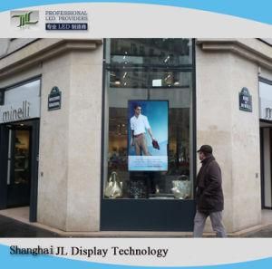 P5mm China Indoor Advertising Glass LED Transparent Video Wall Screen