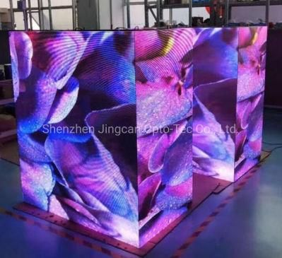New 90 Degree Indoor P2.5 Cube Four Sided LED Display