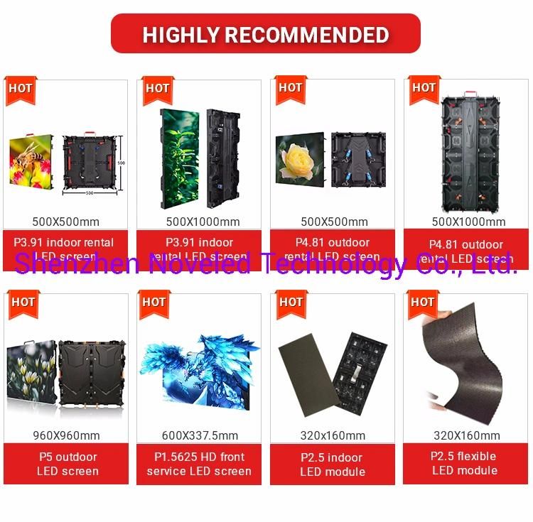 P2.5/P3/P4 Indoor/Outdoor SMD Mobile Waterproof Advertising 1g1r1b LED Display Screen for Event/Conference/Rental