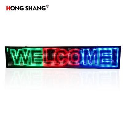 Semi-Outdoor Mixed Color Hanging Advertising Screen Text Publicity Display Board