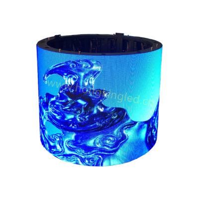 Full Color Indoor P4 Circle Soft LED Screen Panel