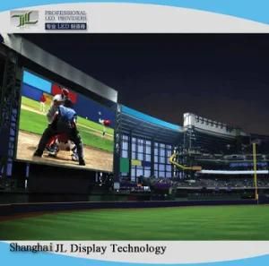 Outdoor Full Color Fixed Installation P10 LED Screen with Iron Cabinet