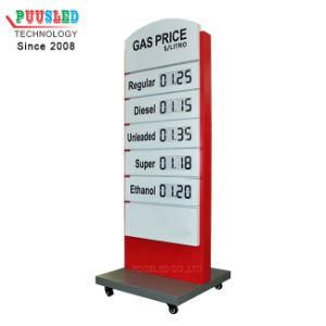 Manufacturer LED Gas Station Price Gas Prices Boards LED Gas Station Signs Standing Oil Price Sign for Gas Station