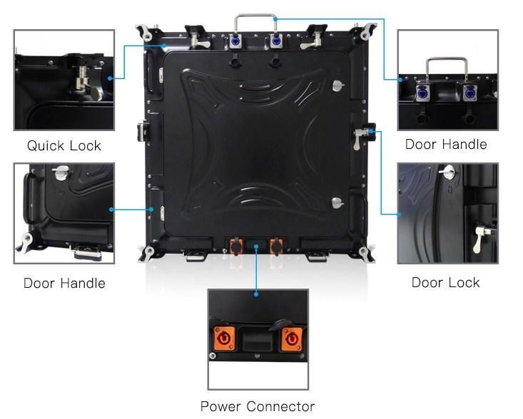 P4.81 Front Rear Maintenance Outdoor Full Color 8000CD LED Display