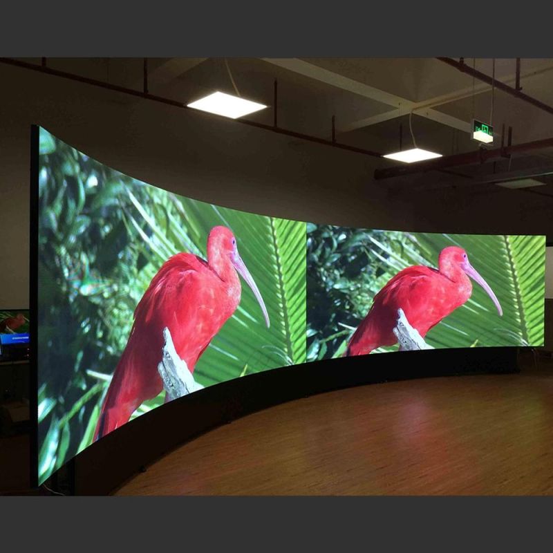 Light Weight P2.5 Soft Flexible LED Display for Archiving Irregular Shape Screens