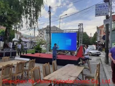 New Product P6 Outdoor Stage LED Video Curtain Wall Screen, LED Display Rental for Weddings Show
