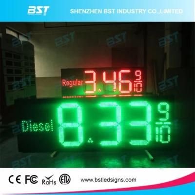 Outdoor Weatherproof &amp; UV Protected LED Gas Price Display