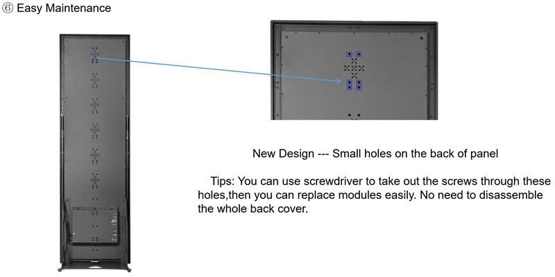 Movable Light Weight P2.5 Poster Display with Nationstar LEDs