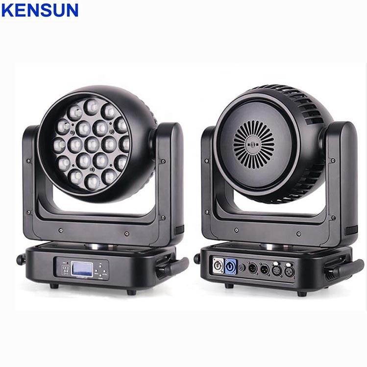 Shenzhen 19X25W 4in1 LED Zoom Wash Moving Head Stage Lighting Equipment RGBW Beam Light