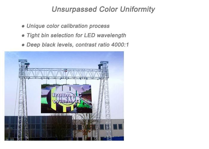 P3.91 HD 50X100cm Outdoor Rental LED Display with Kinglights SMD1921