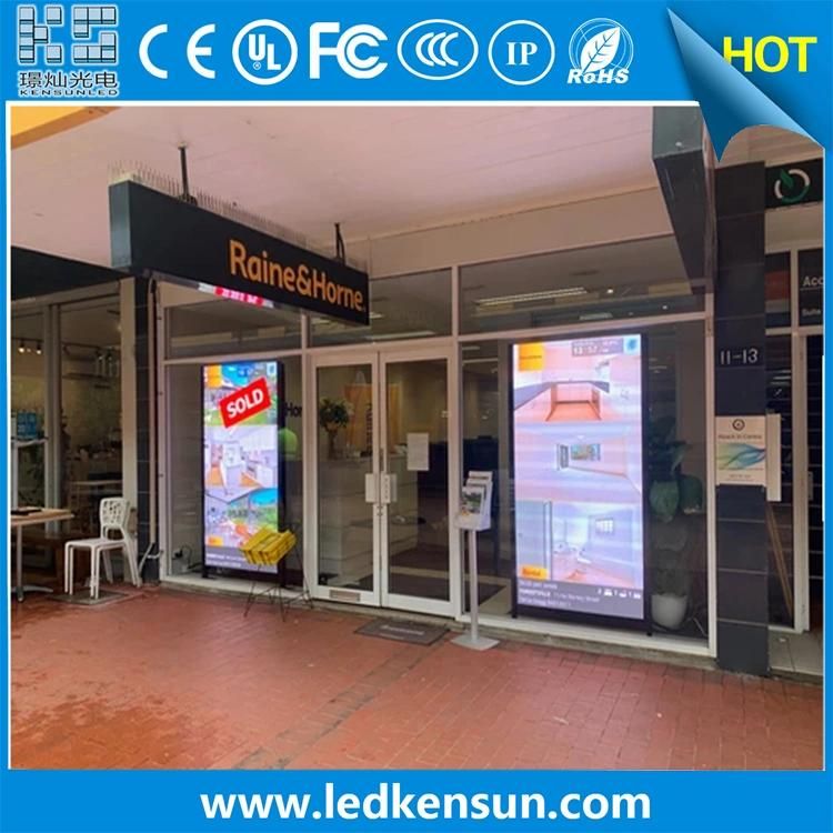5000nits Semi-Outdoor LED Advertising Screen P2.5 Indoor High Brightness LED Display for Showcase