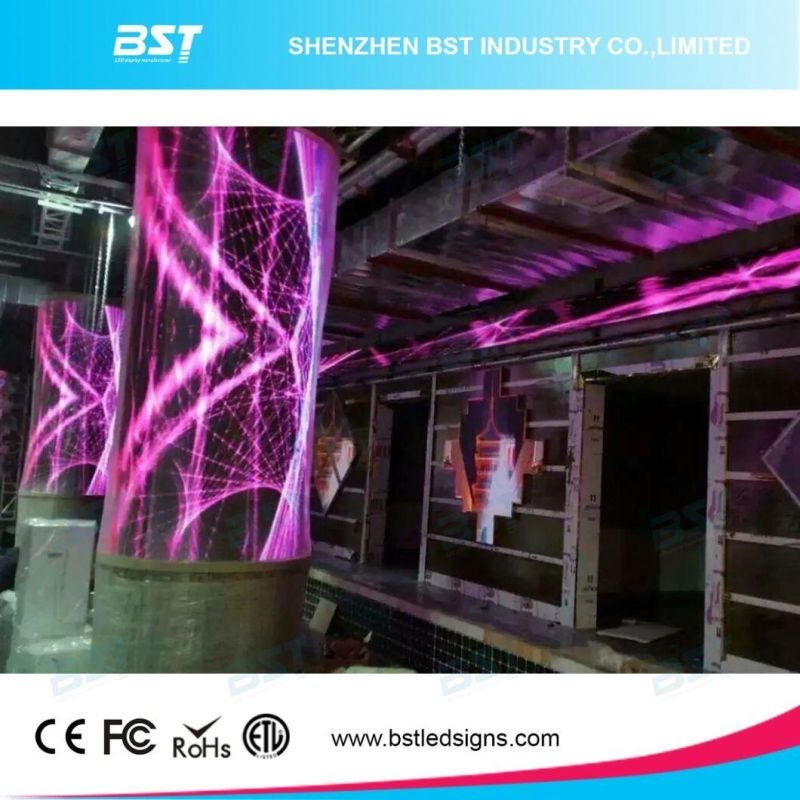 Indoor P5mm Soft Flexible LED Modules with Any Shape