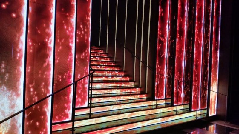 Dance Floor Screen Interactive P3.125 SMD Full Color LED Staircase Display