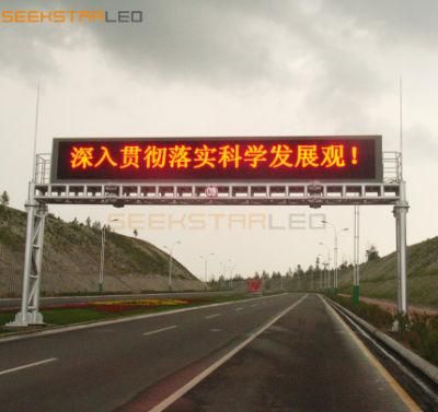 Vms P25 Modules LED Mobile Display Message Sign for Traffic Speed
