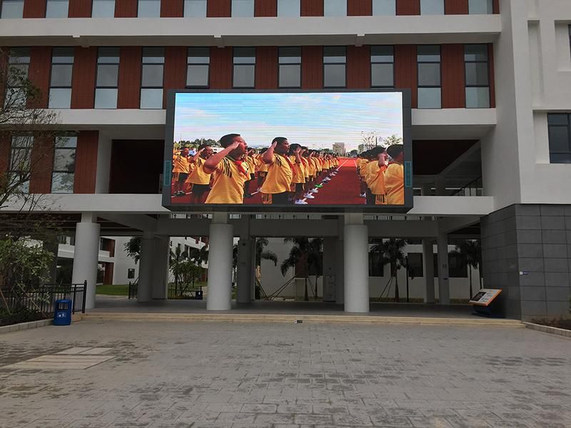 Outdoor Fixed Installed P3.91 with Hongsheng LEDs Advertising Full Color 3840Hz Rental LED Display Billboard Screen with Aluminum Cabinet