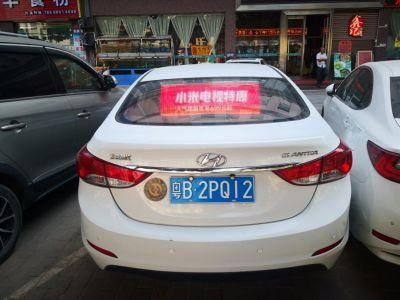 Indoor P2.8-5.6 Taxi Car Window Car Rear Video Window Advertising Transparent Screen LED Car Display