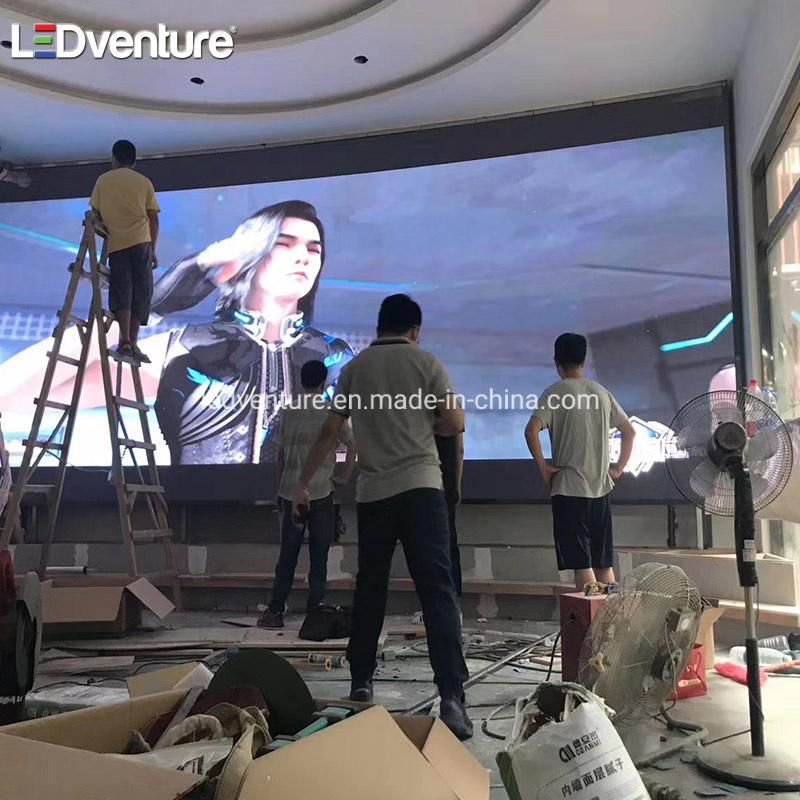 Full Color Front Service High Quality P7.62 LED Display for Advertising