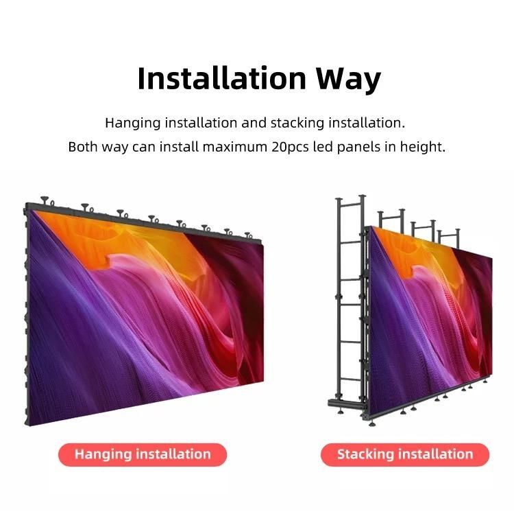 Used Rental LED Display Panel P2.6 P2.976 P3.91 P4.81 P5.95 P6.25 Indoor Stage Curved LED Screen