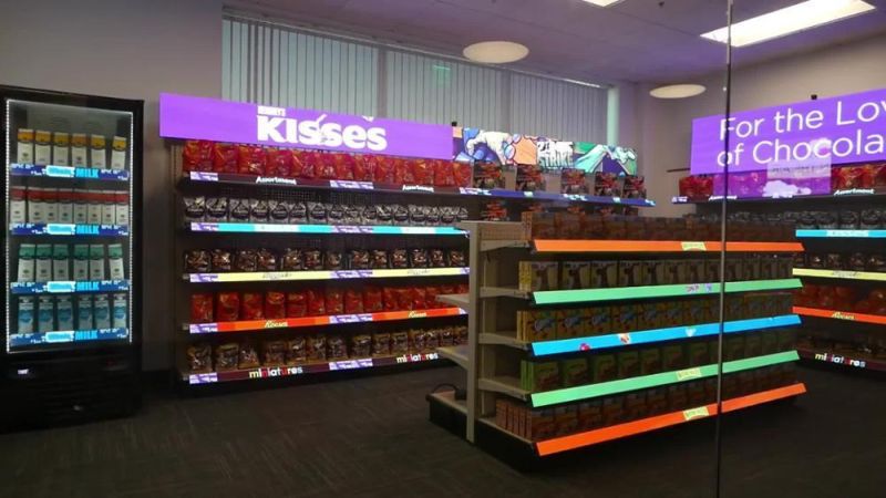 Smart Digital COB Gob P1.25 Supermarket LED Strip Shelf LED Display COB Shelf LED Display
