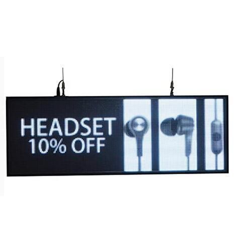 39"X14"Full Color LED Sign P5 for Store Display Messages Free Design Ads