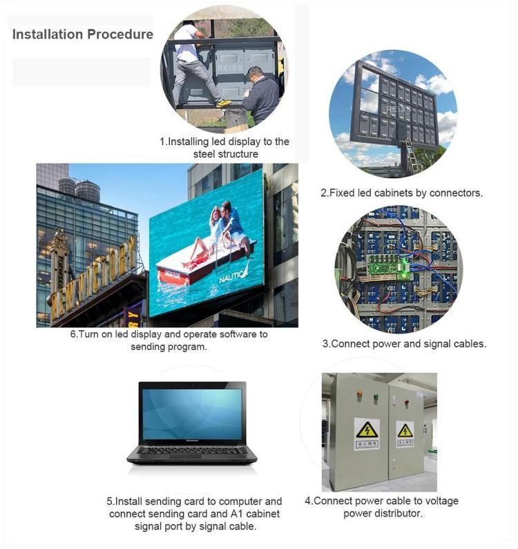 P8 LED Display Video Panel Billboard Outdoor LED Display Advertising Screen for Sale Price