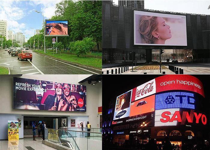 Front Service P4mm Outdoor Advertising LED Display for Wall Mounting