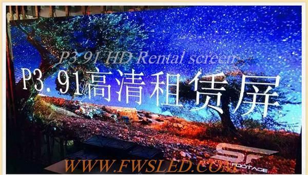 HD P3.91 Indoor Full Color Big Rental LED Video Display