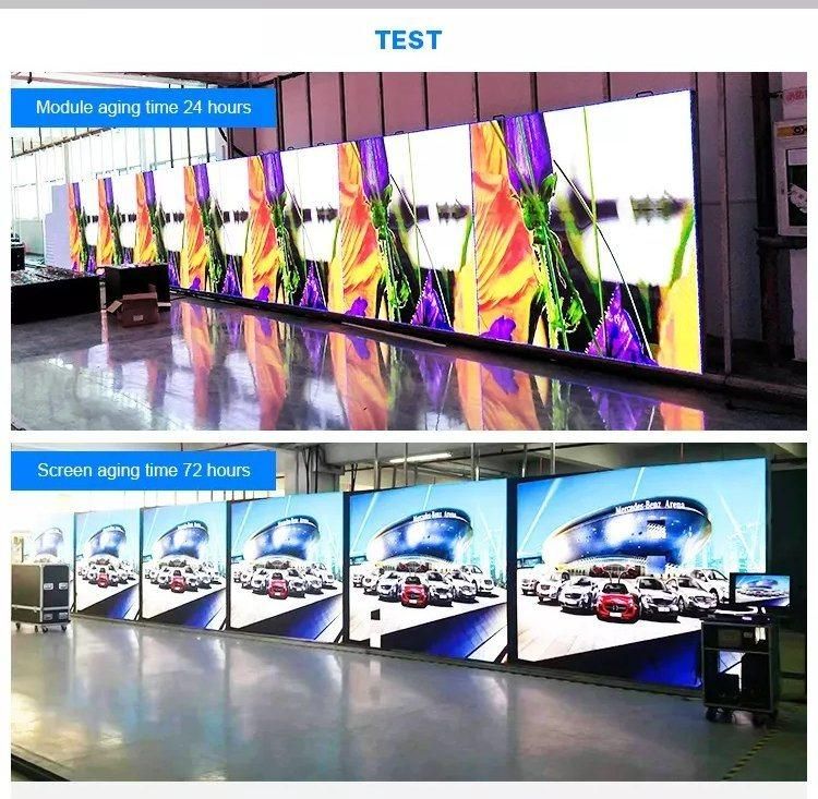 High Refresh Rate P2.5/ P3/ P3.91/P4/P4.81 Indoor Advertising Video Wall Full Color LED Display