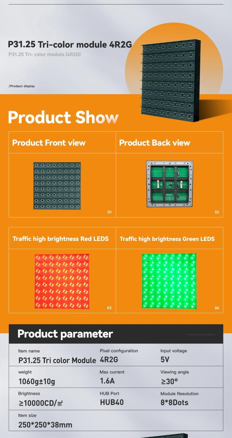 LED Board Display Price China LED Screen DIP P31.25 LED Module