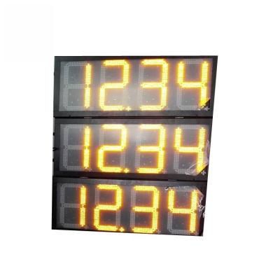 Single Color 8 Inch Digit 8888 Waterproof Gas Price LED Display Sign