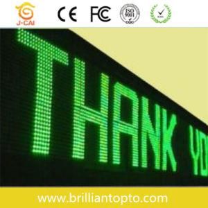 Outdoor Green P10 LED Display for Head Door Advertising