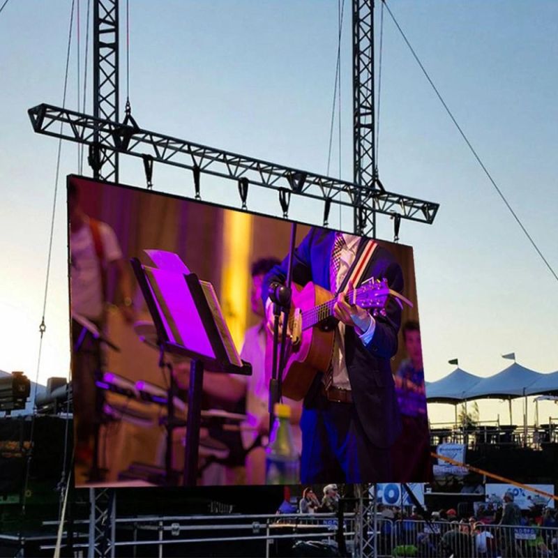 P6.25 Outdoor Waterproof Rental High Brightness LED Panel for Advertising