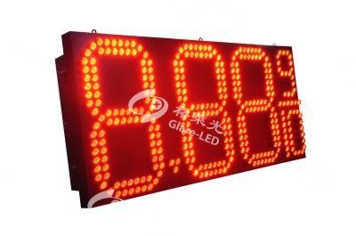 Outdoor 60 Inch LED Oil Display LED Gas Price Sign Red Regular Gas Station LED Price Sign