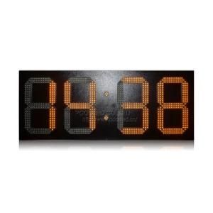 Large Temperature Humidity LED Clock