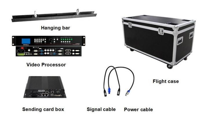 Indoor Stage LED Display for Rental Events Aluminum Die-Casting Cabinet