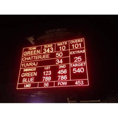 Single-Color Outdoor LED Digital Scoreboards LED Display Module