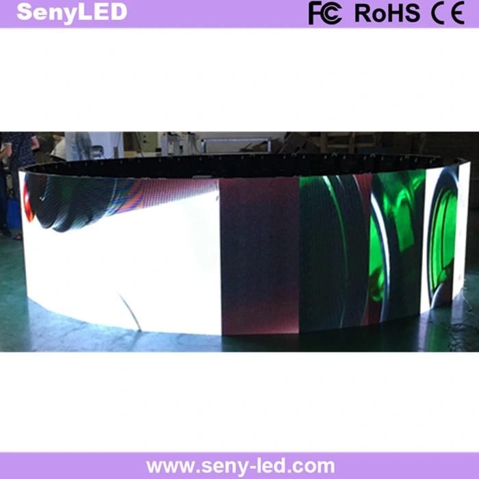P3.91mm Stage Video Advertising Curve LED Display