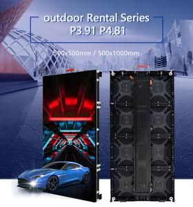 Super Price Rental Type LED Billboard P3.91/P4.81 500*500 500*1000 Outdoor LED Display Screen