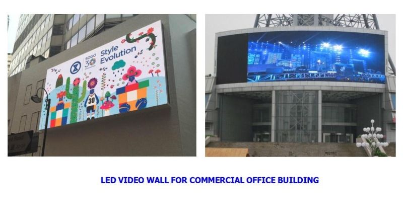 P3 P4 P5 P6 P8 P10 Outdoor Waterproof Full Color LED Video Wall Outdoor High Brightness LED Advertising Display Screen Panel Billboard