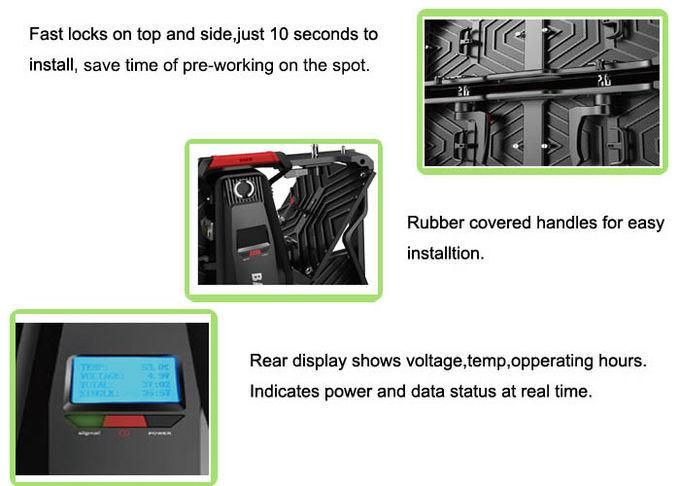 P2.97 Indoor Stage Events Hire SMD High Resolution LED Display Die Casting Aluminum Tool Free