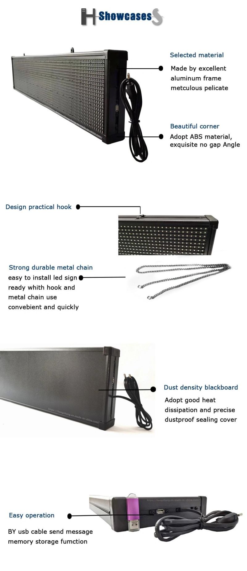 Multi-Functional LED Display That Can Switch Between Words by Connecting to WiFi,