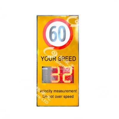 Solar Radar Speed Limit Sign with 3-Digit LED Speed Limit Sign Radar Detector