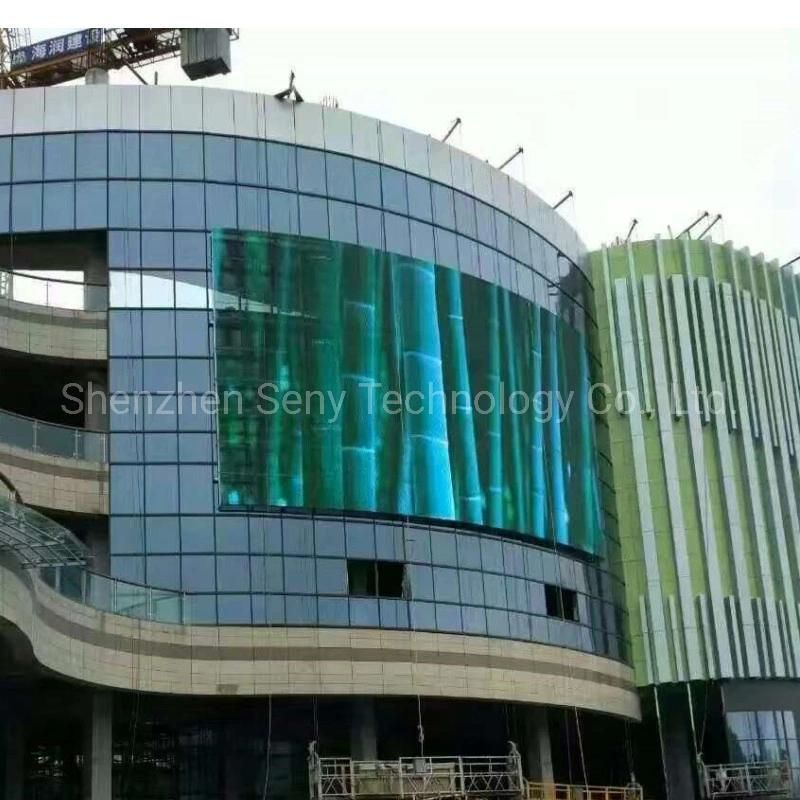 High Transparency DIP Outdoor Full Color Curtain Display Smart LED Grille Screen (CP15-31D)