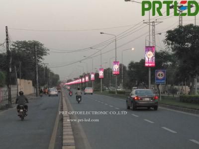 High Resolution Outdoor P3.33 LED Display Board for Street Pole Advertising