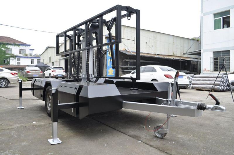 Outdoor Advertising 8sqm Mobile LED Trailer Billboard