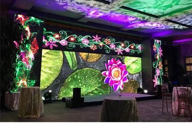 Rental P3.91 Indoor 500X1000mm Slim Cabinet LED Video Wall Panel Sign
