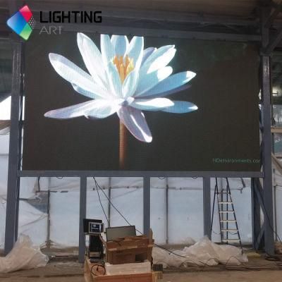 P6 Outdoor LED Screen Iron Cabinet Promotional Price LED Display Screen