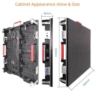 Outdoor LED Display Screen LED Display Panel Rental LED Video Wall P2.9 P3.9 P4.8 Stage LED Screen
