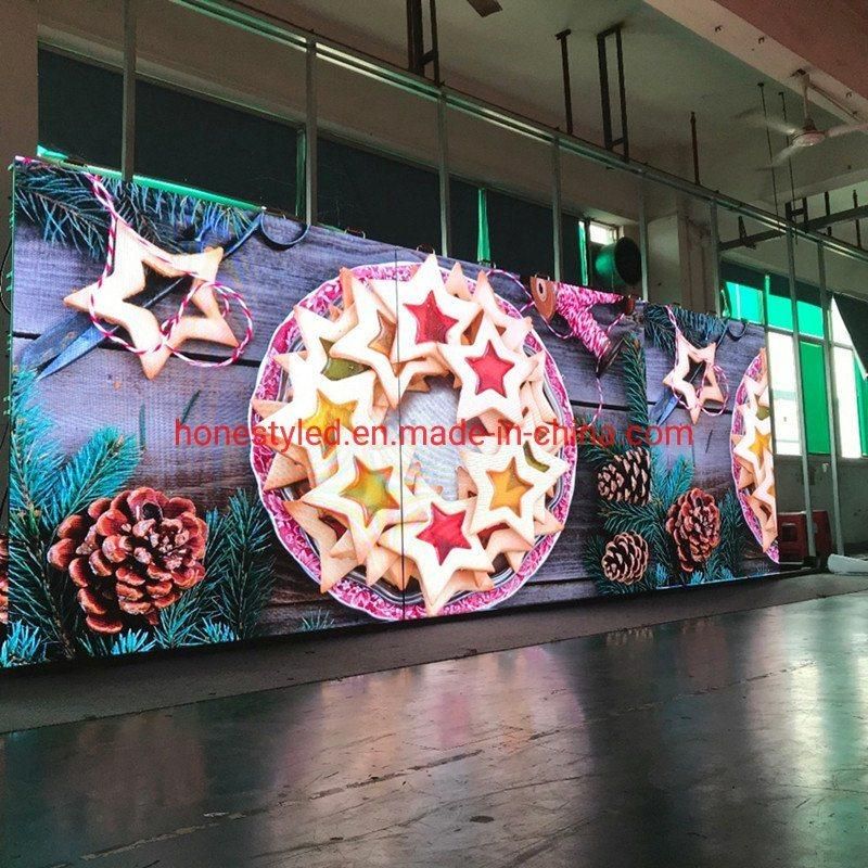 High Resolution Waterproof Outdoor LED Display Screen P4.81 P3.91 Hanging Rental LED Advertising Display Stage Background Wedding Party LED Panel