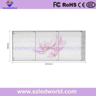 Transparent LED Displays Transparent LED Banner Screen P3.9 - P7.8